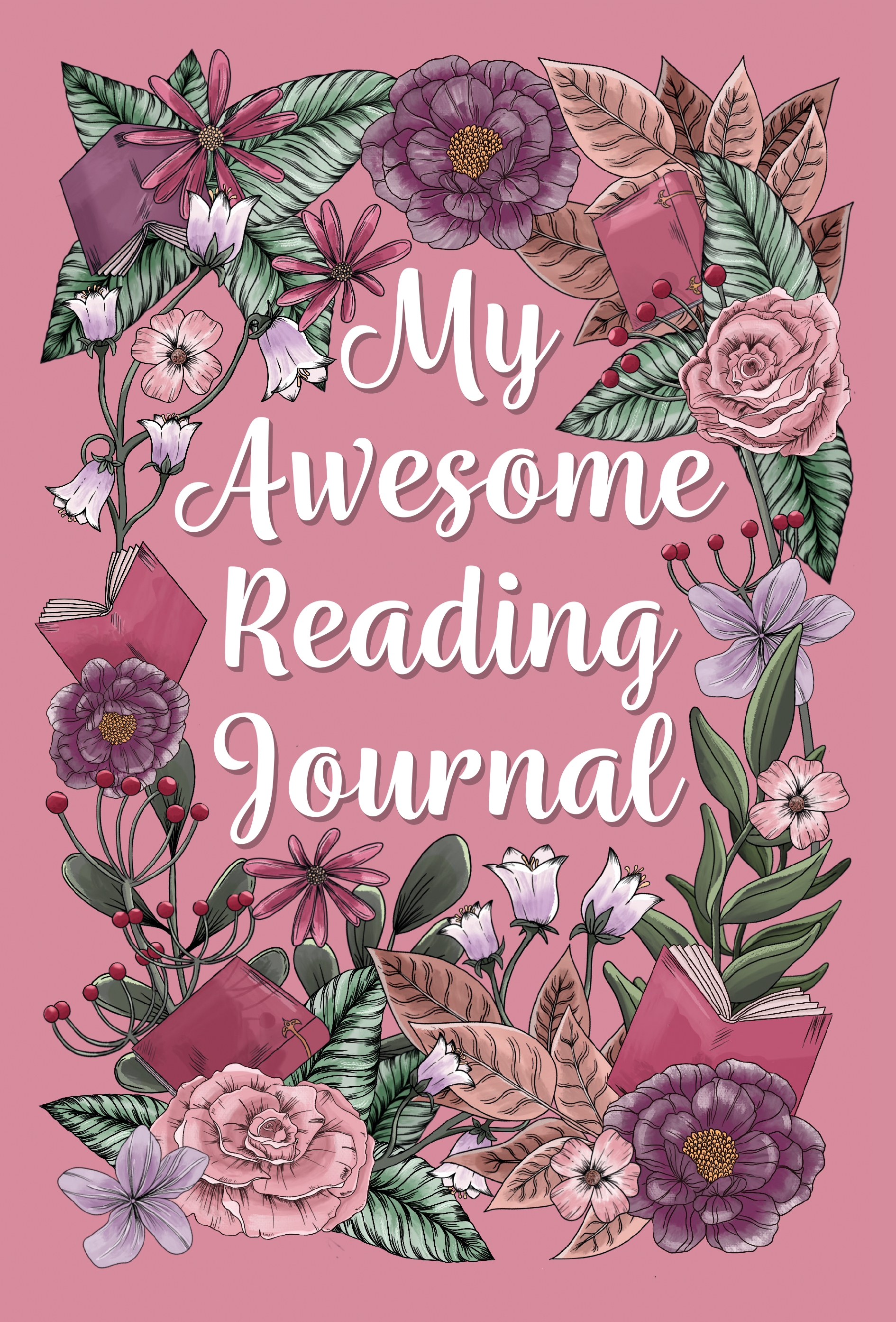 My Awesome Reading Journal - Lovely Rose: Book Box Small