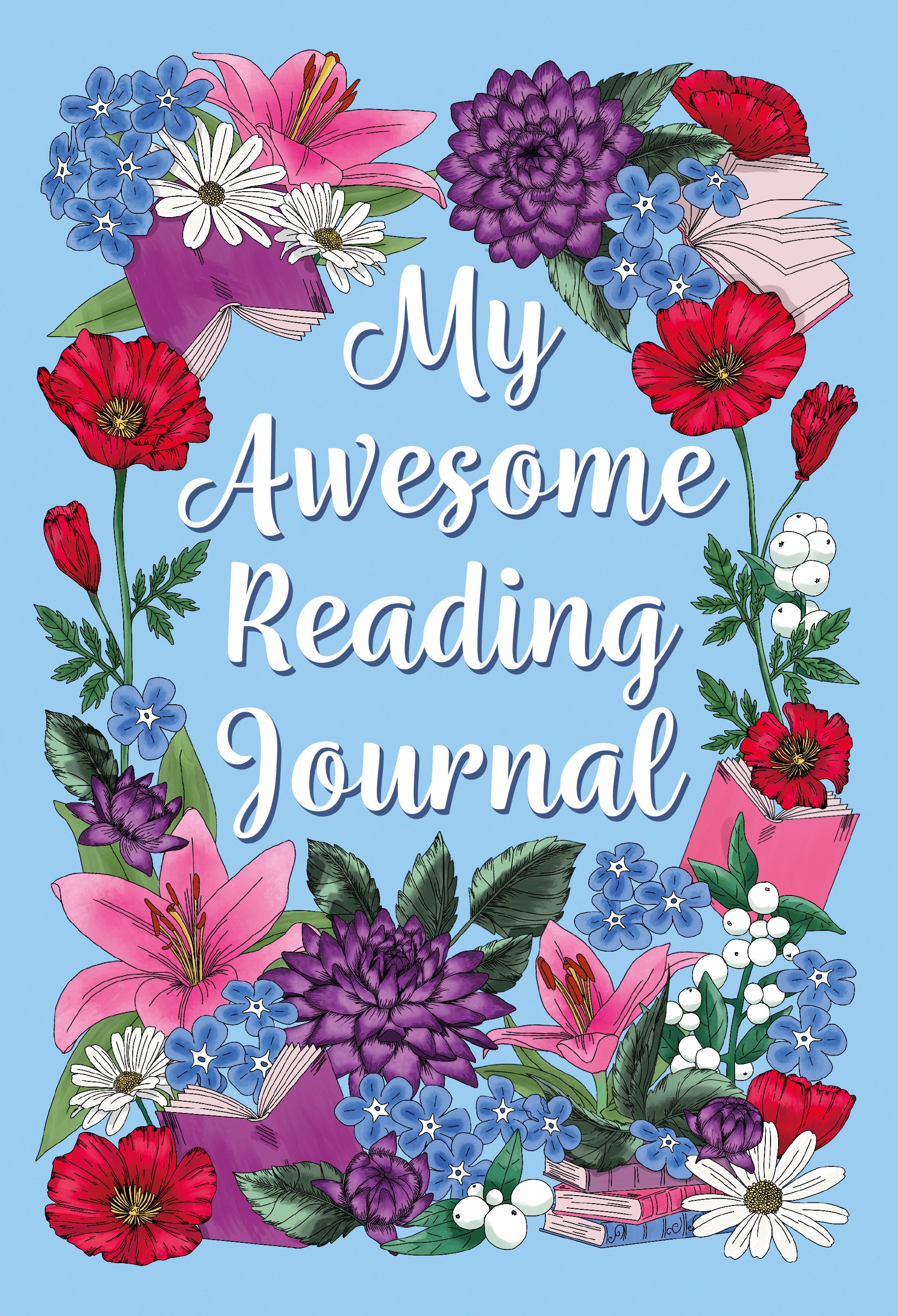 My Awesome Reading Journal - Bold & Blue